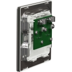 Schneider Electric 施耐德電氣 NUX32TVFMM_SS UNICA X 兩位電視/收音機天線插座 (炫星銀)